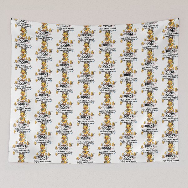 Item preview, Just a Math Teacher Trying to Keep Her Ducks in a Row designed and sold by Winarrts.