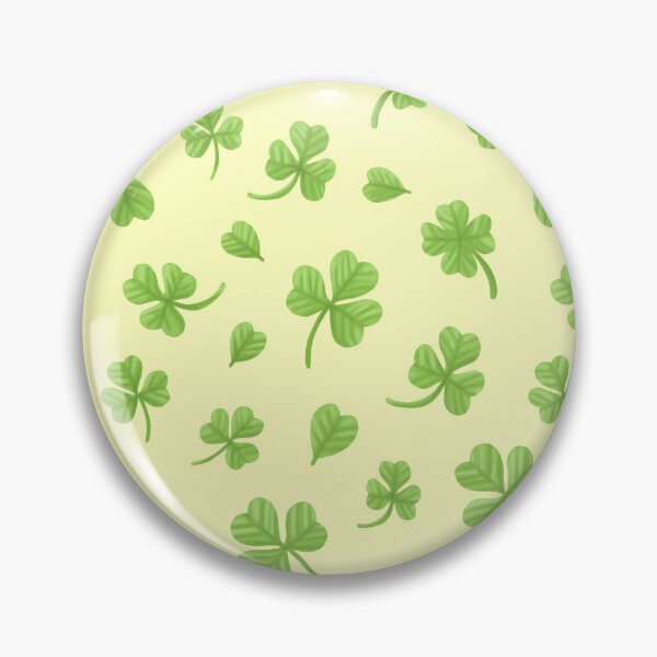 Item preview, Heart-shaped clovers on a yellow background designed and sold by Myriam Plante.