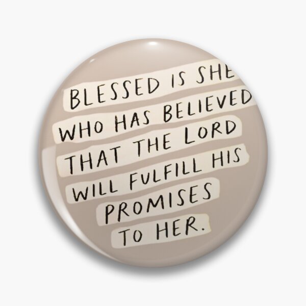 Item preview, Blessed is She, Luke 1:45 designed and sold by SelahGoodsCo.