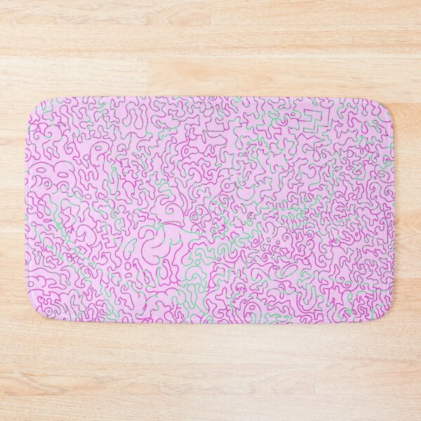 Item preview, Pink and Green Abstract Doodle Design designed and sold by Zeddessay.