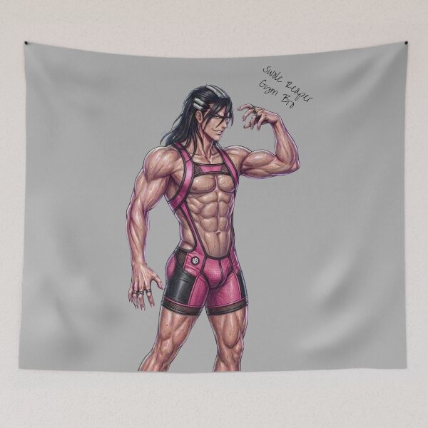 Item preview, Swole Reaper Gym Bro designed and sold by HunterxDesign.