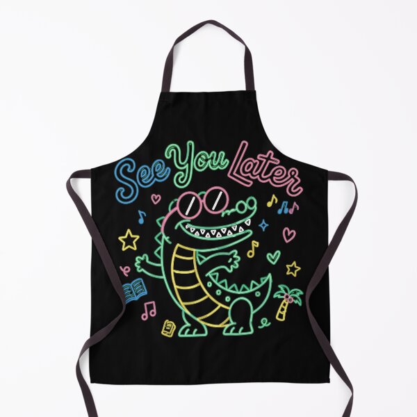Item preview, See You Later Alligator Cute Neon Crocodile Pun designed and sold by haitrieuic96.