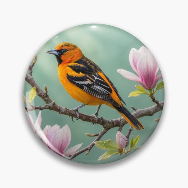 Item preview, Oriole in a Magnolia Tree designed and sold by Tridentulus.