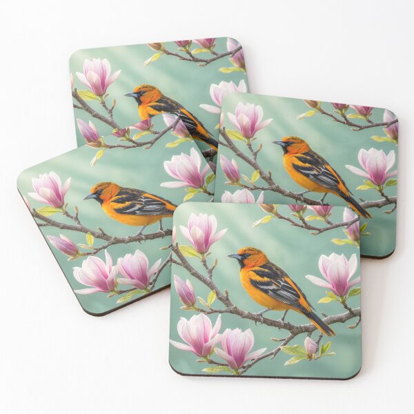 Item preview, Oriole in a Magnolia Tree designed and sold by Tridentulus.
