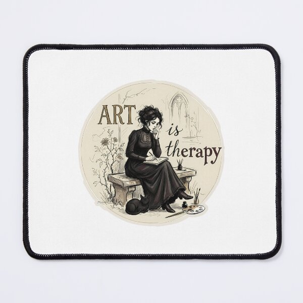Item preview, GOTHIC GIRL ART IS THERAPY designed and sold by gothelis.