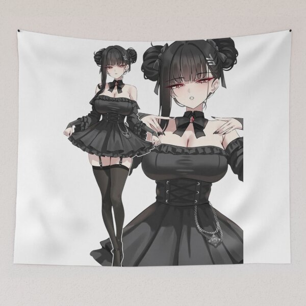 Item preview, Tsukatsuki Rio Black Dress Blue Archive designed and sold by KomiArts.