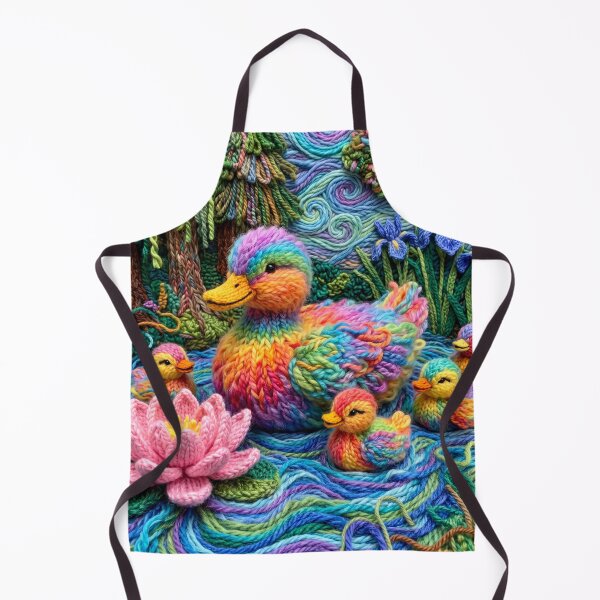 Item preview, Colorful Yarn Duck and Ducklings designed and sold by Tridentulus.