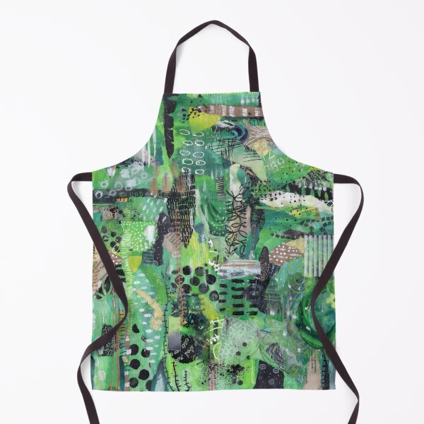 Artikelvorschau, Grunge-Collage in Grün, Schwarz und Weiß entworfen und verkauft von EmbellishEmy.