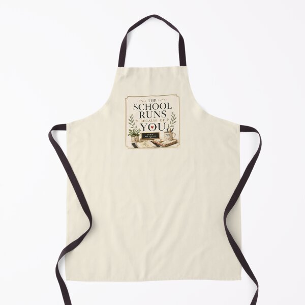 Item preview, The School Runs Because of You – School Secretary Appreciation Gift designed and sold by Novel Works Studio.