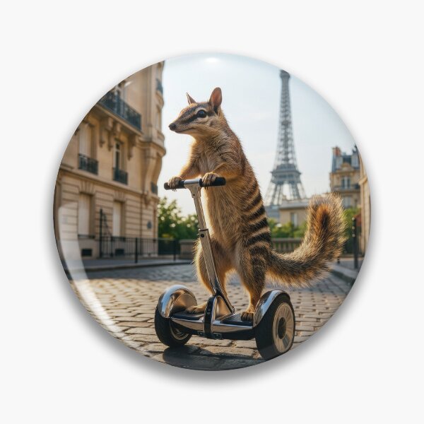 Item preview, Numbat Rides His Segway in Paris designed and sold by Tridentulus.