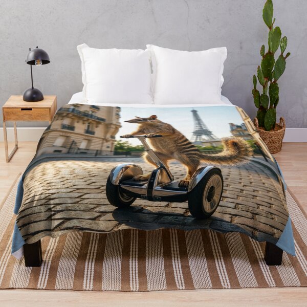 Item preview, Numbat Rides His Segway in Paris designed and sold by Tridentulus.