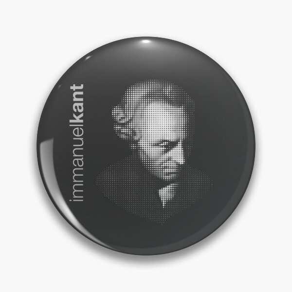 Item preview, Immanuel Kant halftone poster designed and sold by CMYKStudio.
