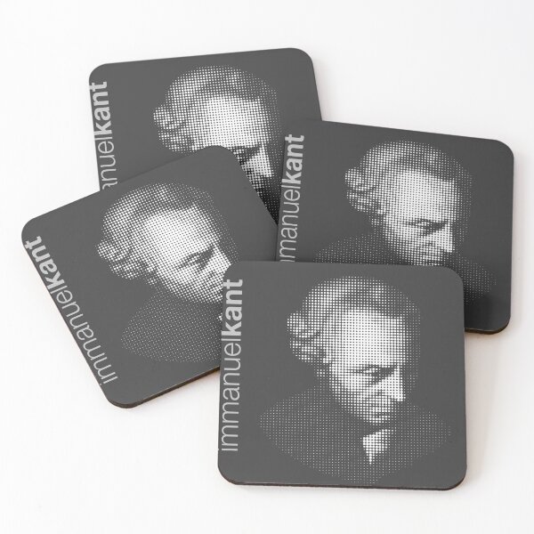 Item preview, Immanuel Kant halftone poster designed and sold by CMYKStudio.