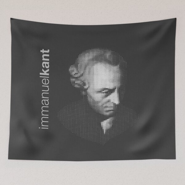 Item preview, Immanuel Kant halftone poster designed and sold by CMYKStudio.