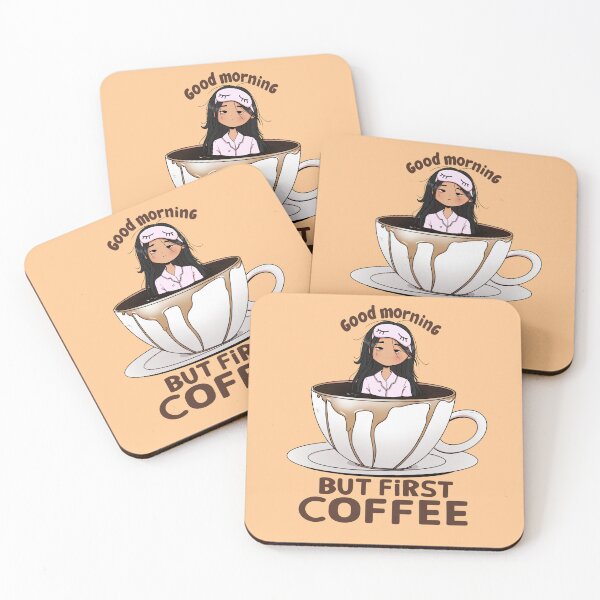 Item preview, But first coffee designed and sold by Lala cozy art.
