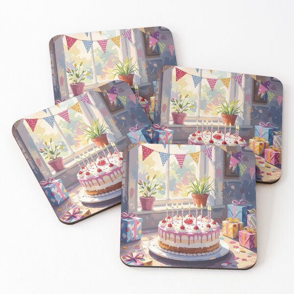 Item preview, Happy Birthday Card - Birthday cake Card designed and sold by Wiss2Arts.