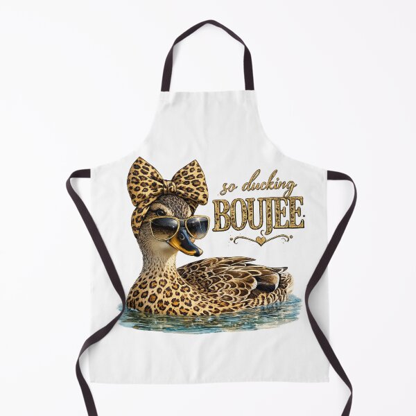 Item preview, So Ducking Boujee Mallard Duck Leopard Bow Funny Glam Duck Graphic designed and sold by Dana  Burke.