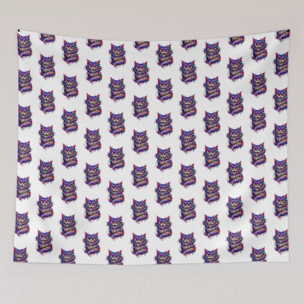 Item preview, Neon Dream Cat – Psychedelic Trippy Fantasy Feline designed and sold by Cairofe.