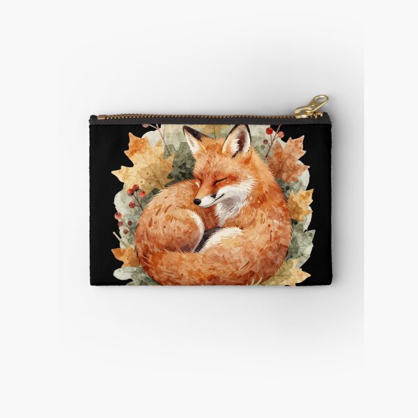 Item preview, Autumn Fox Watercolour — Cottagecore Art Print designed and sold by sooperstore.