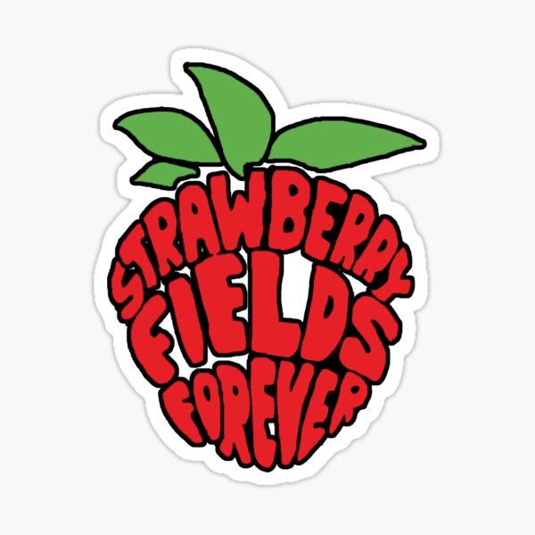 Erdbeerfelder für immer Sticker