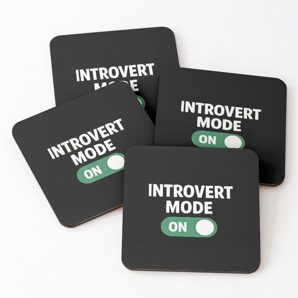 Item preview, Introvert Mode ON Funny Introvert Quote T-Shirt Social Battery Design designed and sold by MrDev.