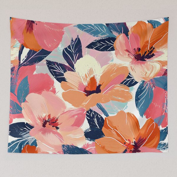 Item preview, Impressionism-Style Pink-Blush Floral Digital Modern Art designed and sold by DEC02.