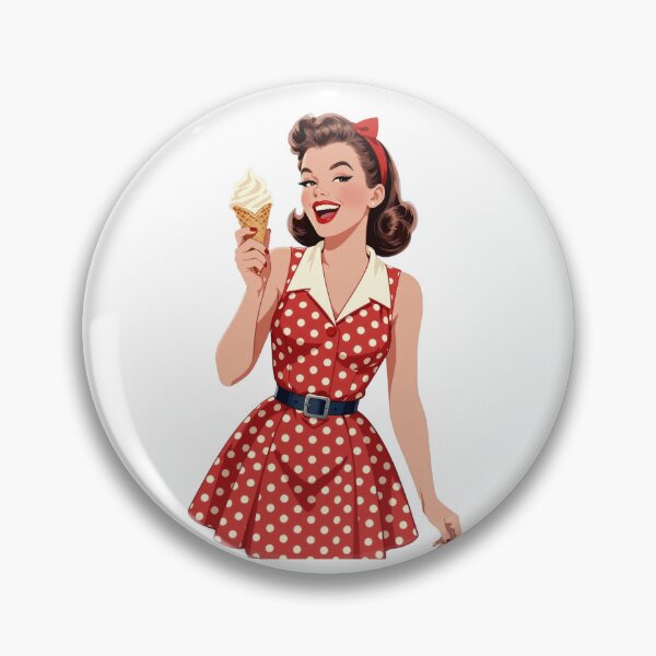 Item preview, Classic Pin-Up Woman — Retro 1950s Vintage Art designed and sold by sooperstore.