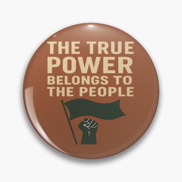 Item preview, The True Power Belongs to the People — Democracy Poster designed and sold by JM Language Service.