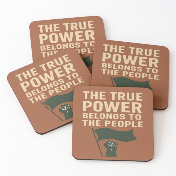 Item preview, The True Power Belongs to the People — Democracy Poster designed and sold by JM Language Service.