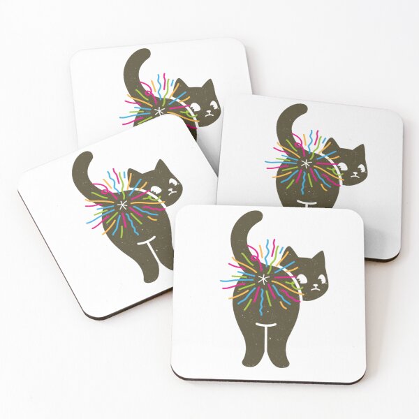 Item preview, Cat Butt Rainbow Humor Kitten Meme Pet designed and sold by dal-koz-ar.