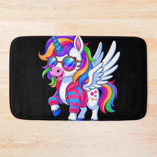 Item preview, Chibi Style Unicorn With Enchanting Sunglasses And Wings designed and sold by DEC02.