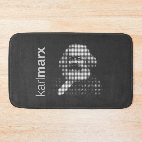 Item preview, Karl Marx halftone poster designed and sold by CMYKStudio.