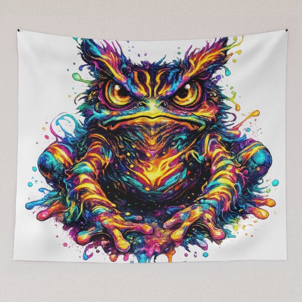 Item preview, Psychedelic Neon Frog designed and sold by Cairofe.