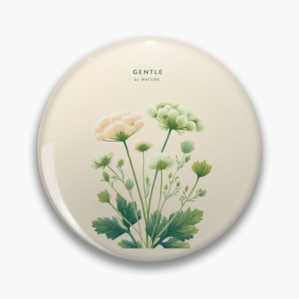 Item preview,    Dill Flower Gentle by Nature – Minimal Botanical Illustration with Soft Typography designed and sold by BobaBunny76.