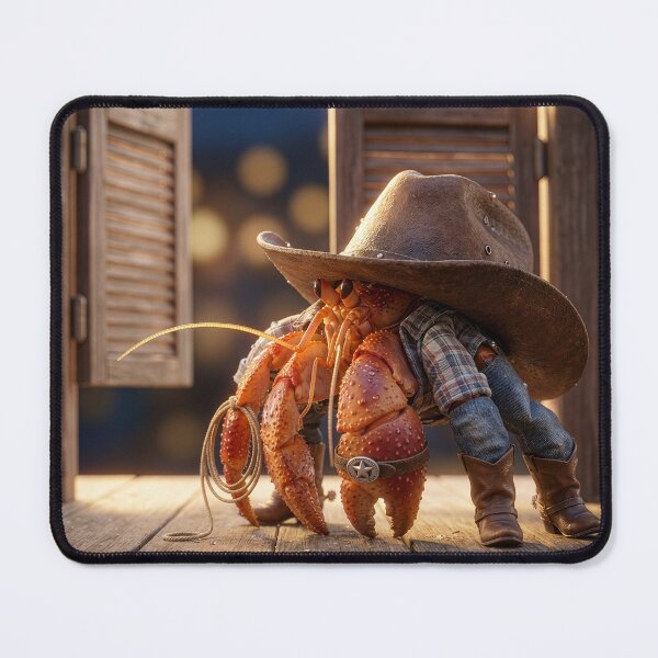 Item preview, Hermit Crab Is Toughest Sheriff This Side of the Pecos designed and sold by Tridentulus.