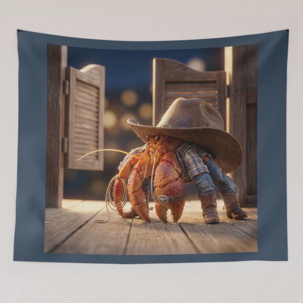 Item preview, Hermit Crab Is Toughest Sheriff This Side of the Pecos designed and sold by Tridentulus.