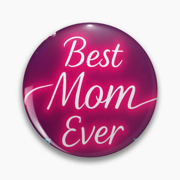 Item preview, Best Mom Ever Floral Neon Design – Mother’s Day Gift, Pink Rose Aesthetic Artwork designed and sold by DreamyWallVibes.
