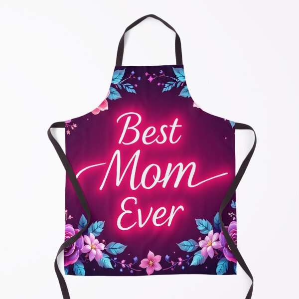 Item preview, Best Mom Ever Floral Neon Design – Mother’s Day Gift, Pink Rose Aesthetic Artwork designed and sold by DreamyWallVibes.