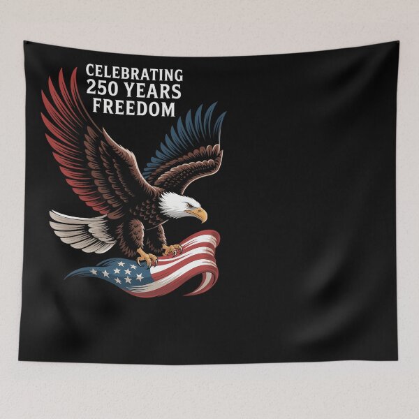Item preview, 250 Years America Anniversary USA 250th Birthday designed and sold by skulmanlatucool.