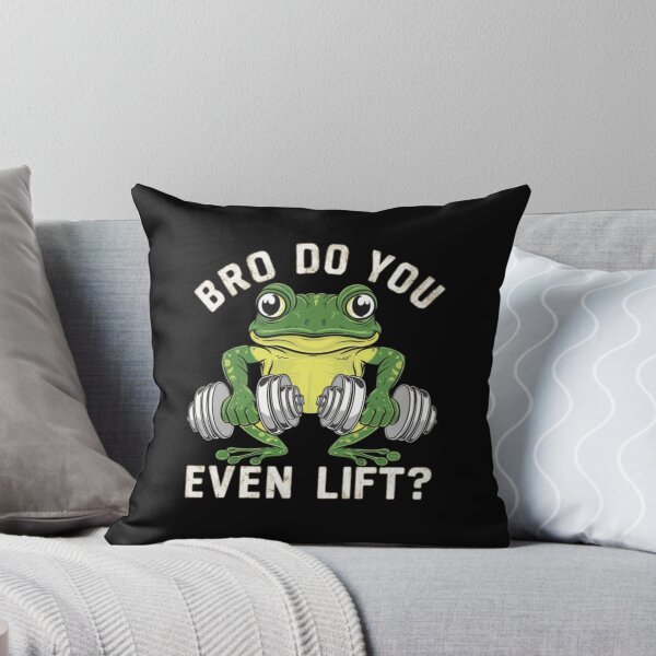 Item preview, Bro Do You Even Lift Funny Meme Frog Fitness designed and sold by dal-koz-ar.