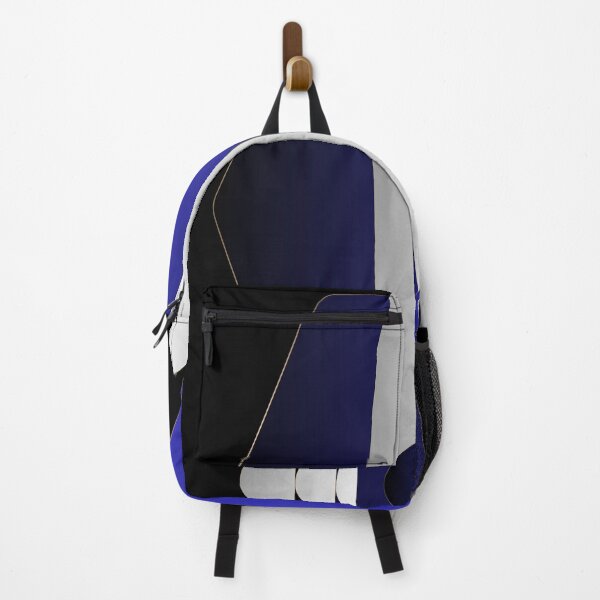 Artikelvorschau, Minimalistisches geometrisches Segelboot – Abstrakte dunkle Version in Marineblau und Gold entworfen und verkauft von Dee Tirang.