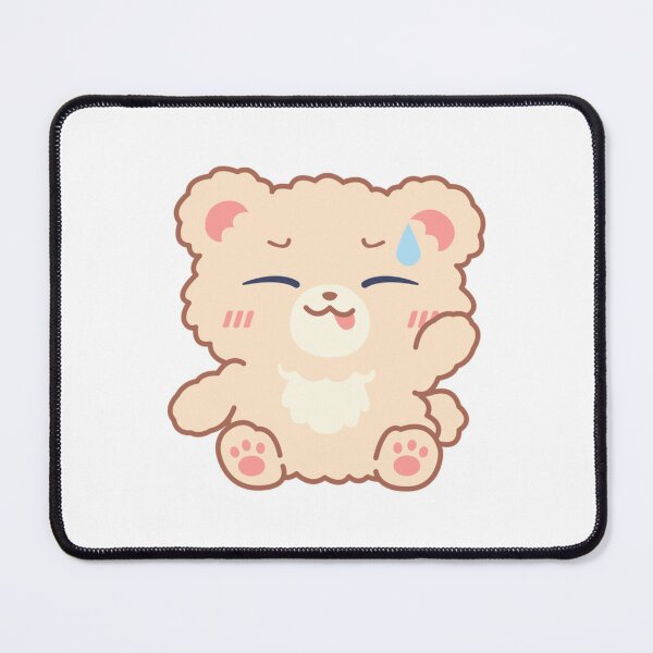Item preview, Cute Bear Kawaii Cheeky Smiling Illustration designed and sold by VioArtCreations.