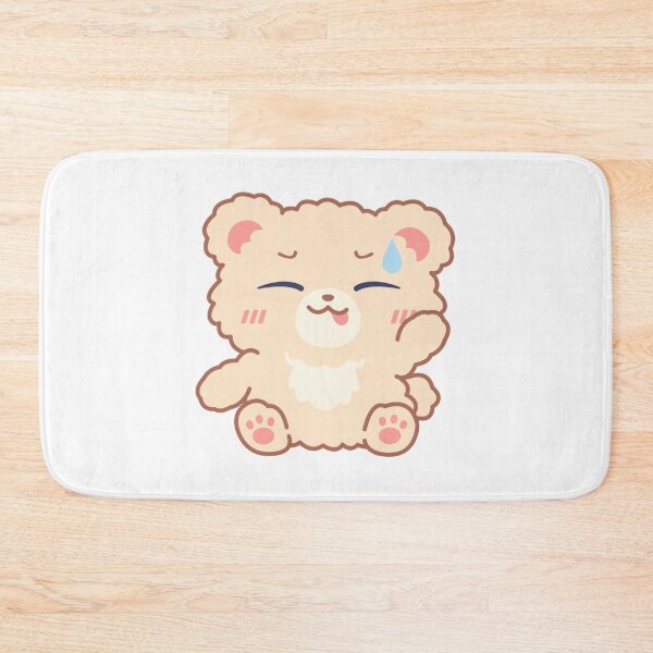 Item preview, Cute Bear Kawaii Cheeky Smiling Illustration designed and sold by VioArtCreations.