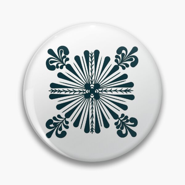 Item preview, Azulejo, navy blue thistle designed and sold by -Archie Alexandre-.