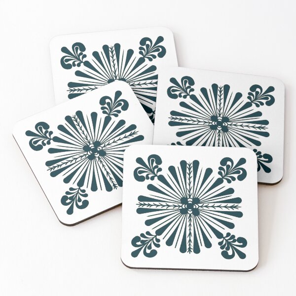 Item preview, Azulejo, navy blue thistle designed and sold by -Archie Alexandre-.