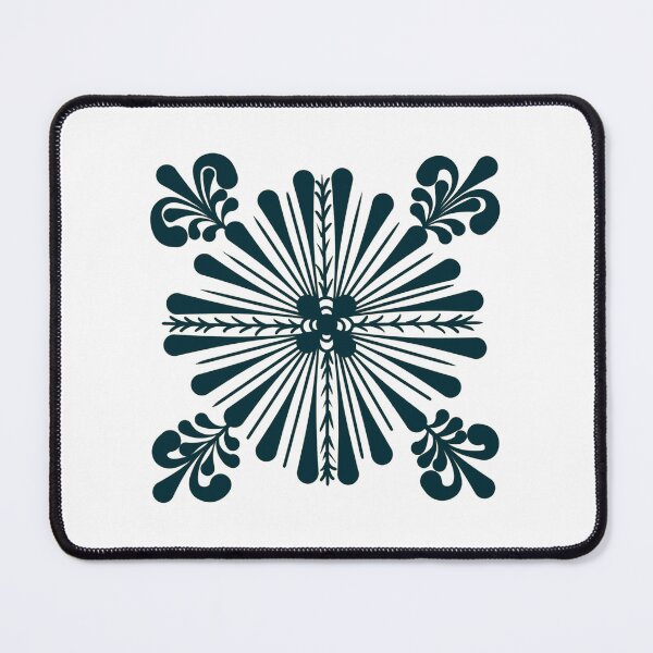 Item preview, Azulejo, navy blue thistle designed and sold by -Archie Alexandre-.