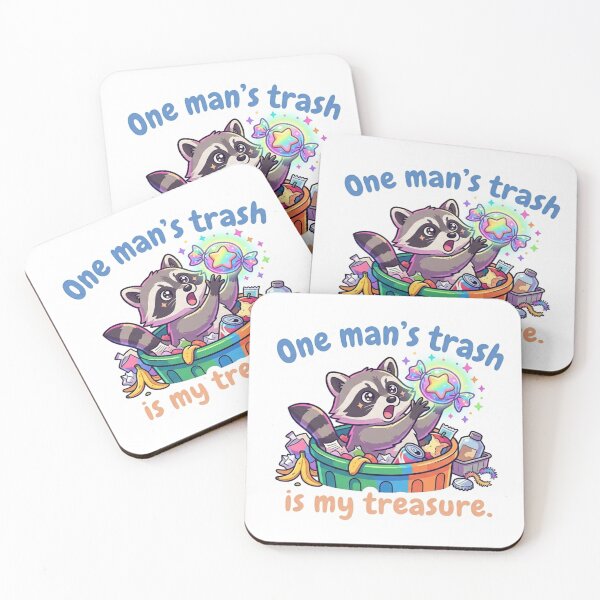 Item preview, Trash Panda Raccoon Treasure Sticker designed and sold by Mochi-Sprites.