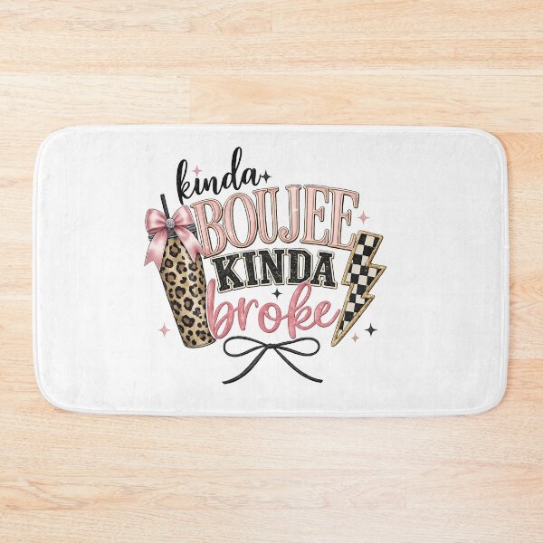 Item preview, Kinda Boujee Kinda Broke Leopard Tumbler Bow Coquette  designed and sold by Dana  Burke.
