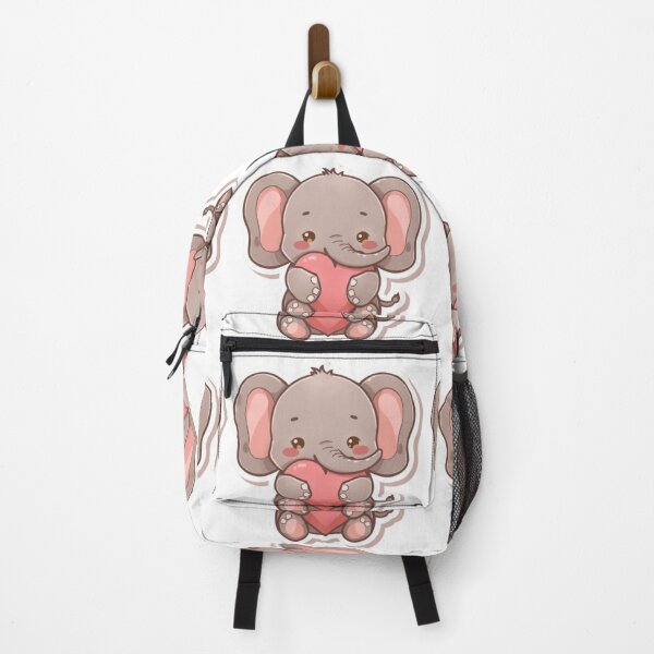 Item preview, Adorable Baby Elephant Love -Kawaii Pastel Sticker designed and sold by DigitfanStudio.