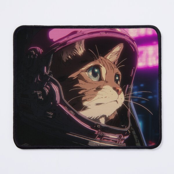 Item preview, Cute Space Cat in Spaceship Galaxy Kawaii Sci-Fi Aesthetic Design designed and sold by Meow-Attitude.